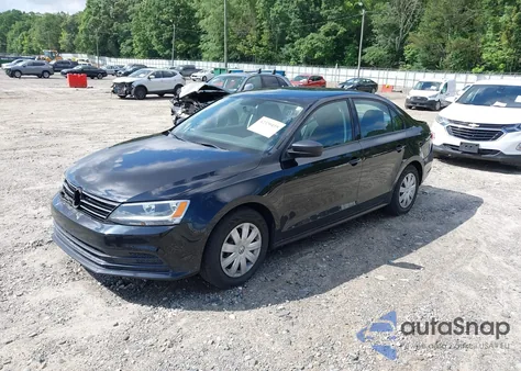 2015 Volkswagen Jetta 2.0L S z USA, uszkodzony, nr VIN 3VW2K7AJ3FM296508